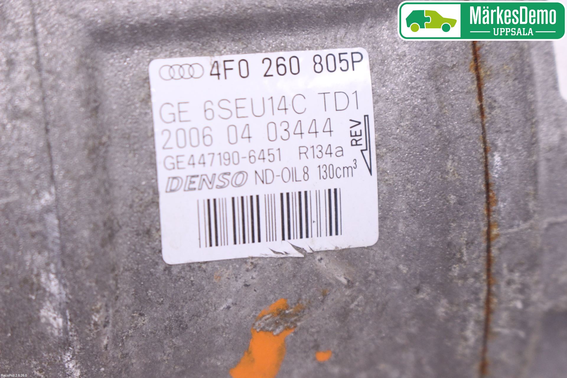 Audi A6/S6     05-11 Ac Kompressor