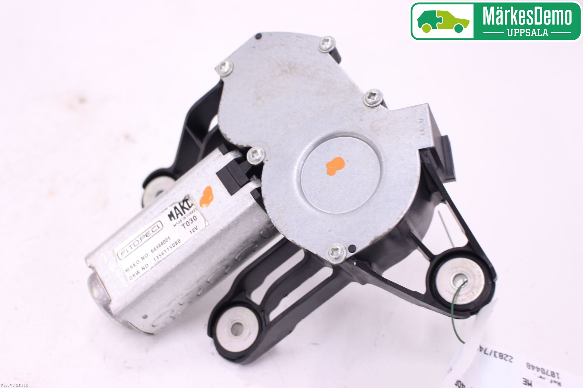 Fiat FIORINO Torkarmotor Baklucka