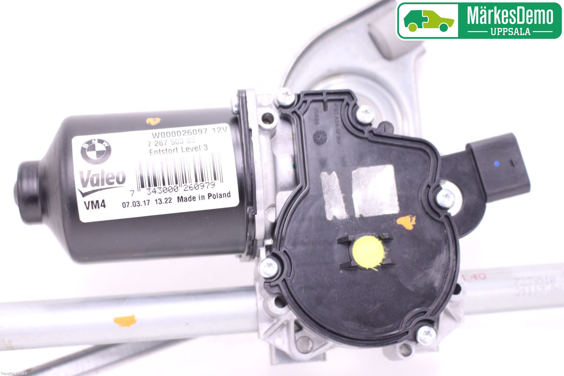 BMW 1 F20/F21 11-19 Torkarmotor Vindruta