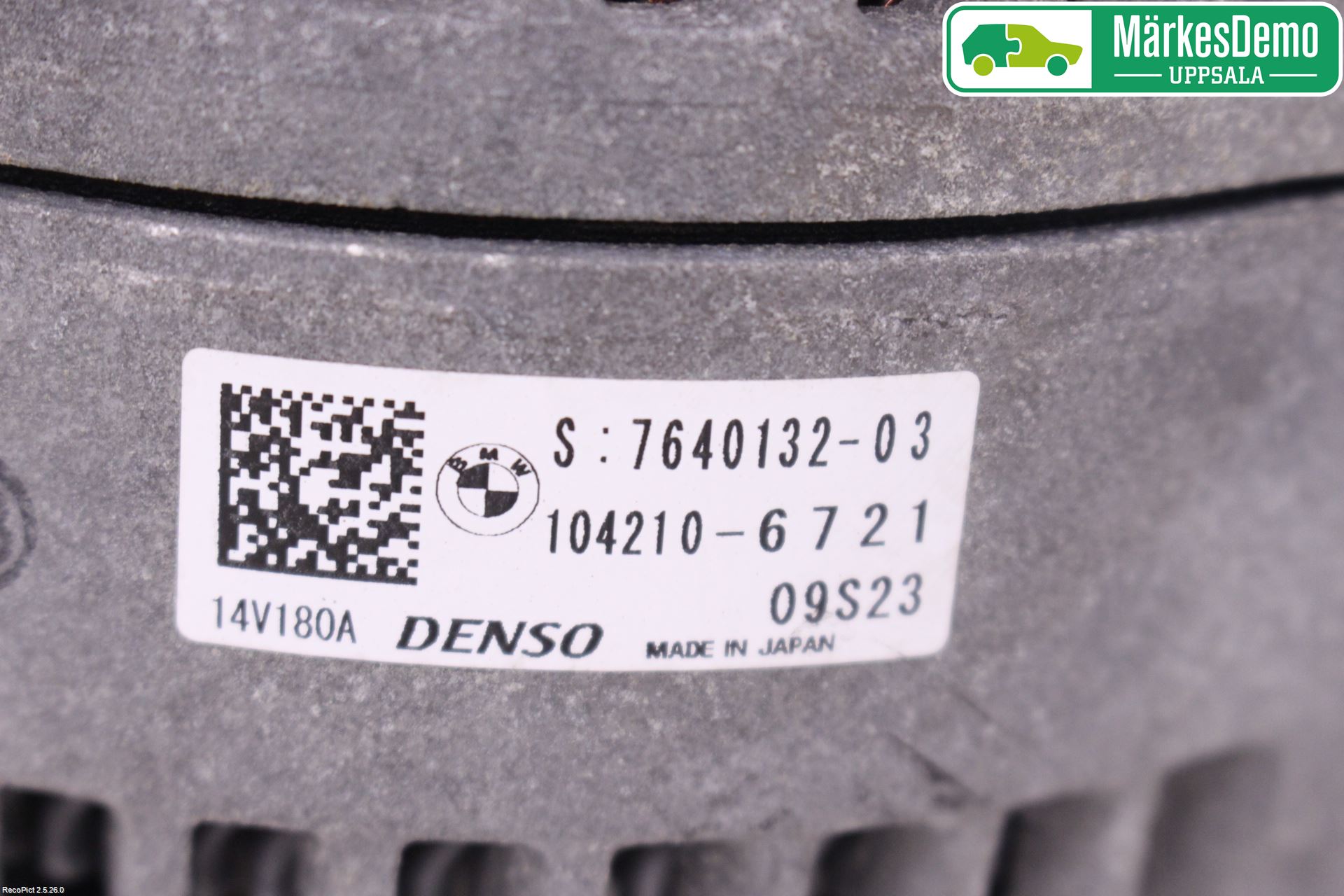 BMW 3 GT F34 13-19 Generator