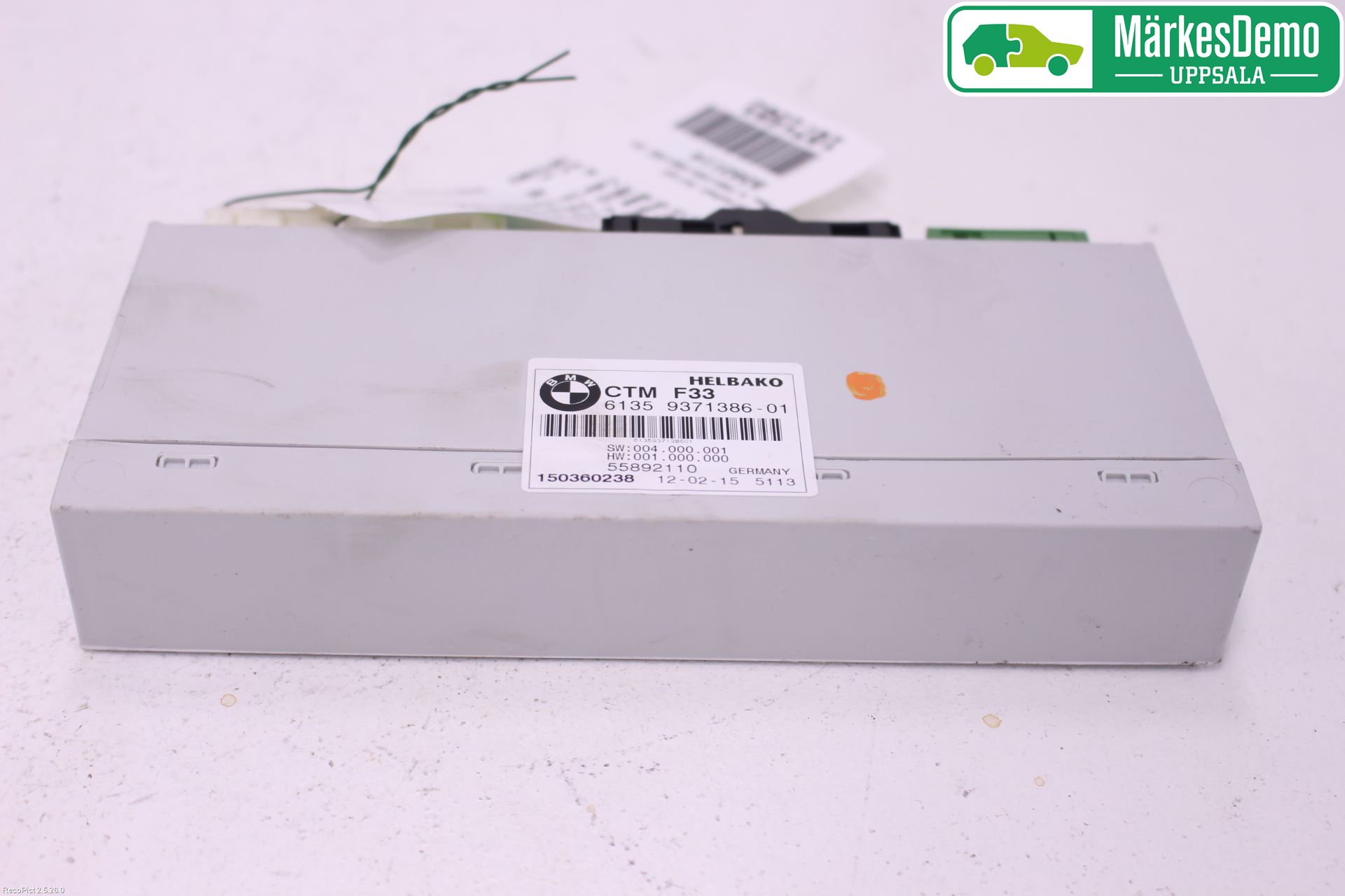 BMW 4 F32/F33/F82/F83 13-20 Styrenhet Övrigt