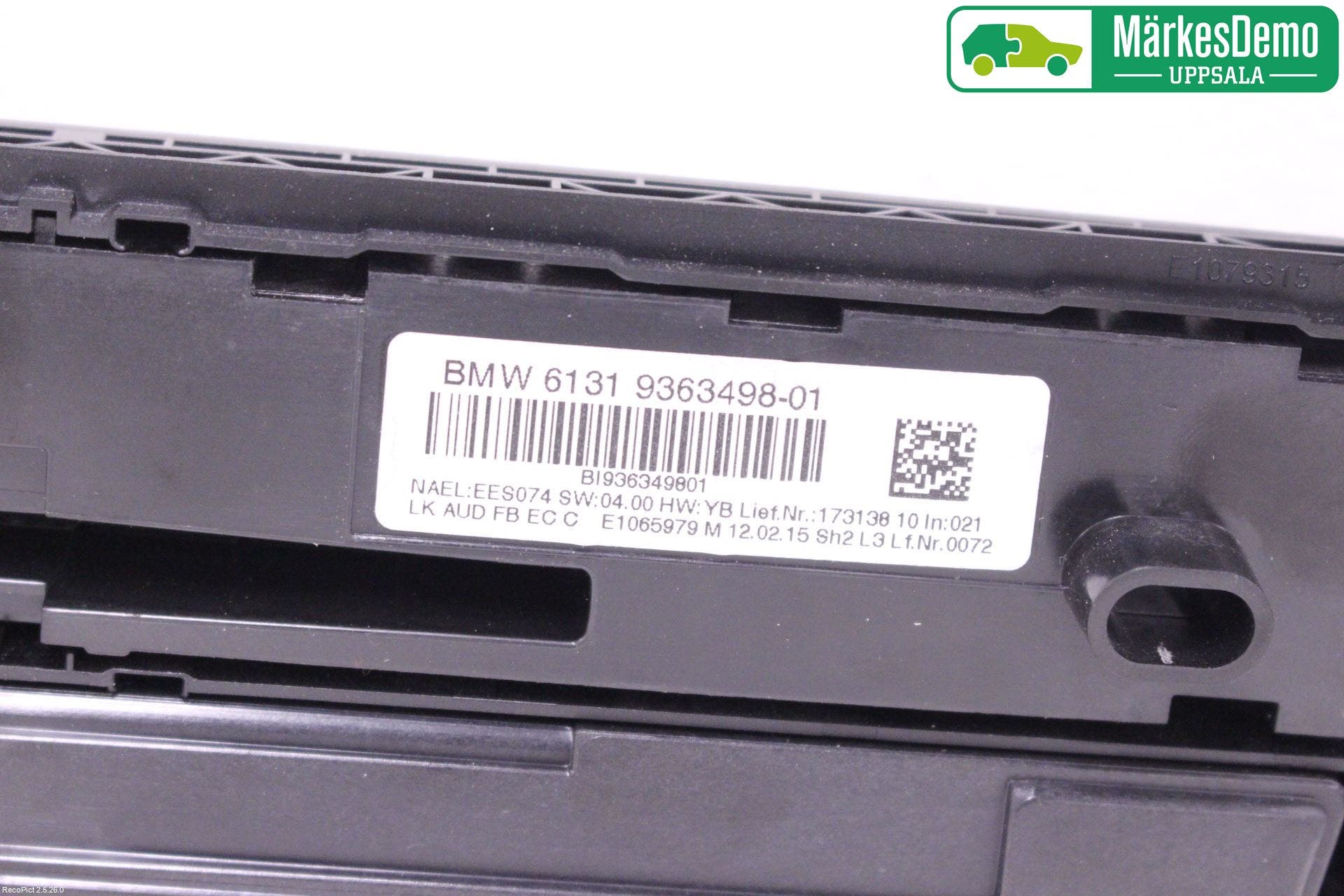 BMW 4 F32/F33/F82/F83 13-20 Ac Styrenhet Ac Manöveren
