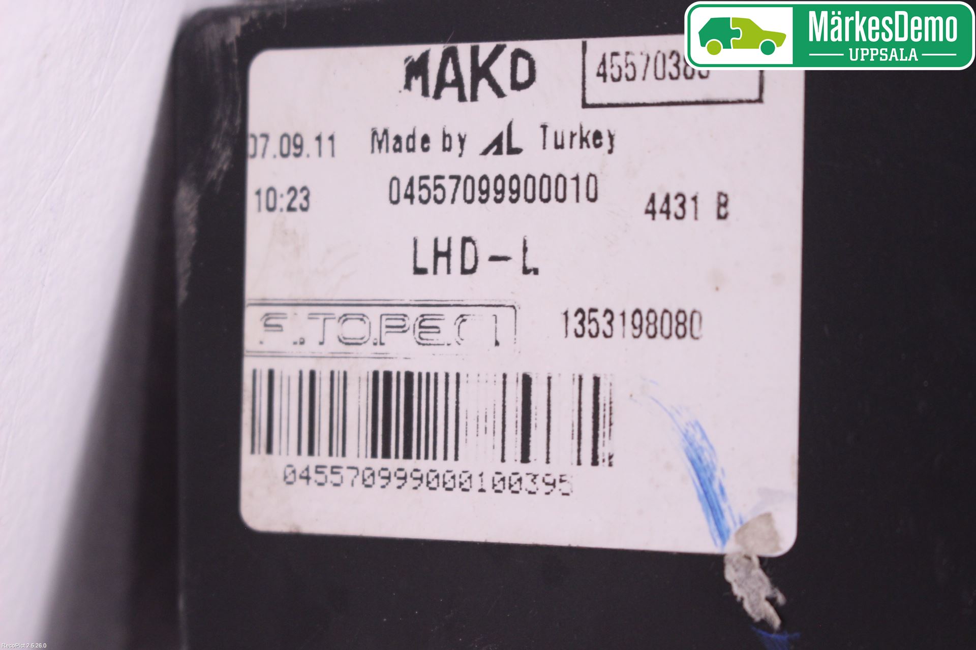 Fiat FIORINO Strålkastare Vänster