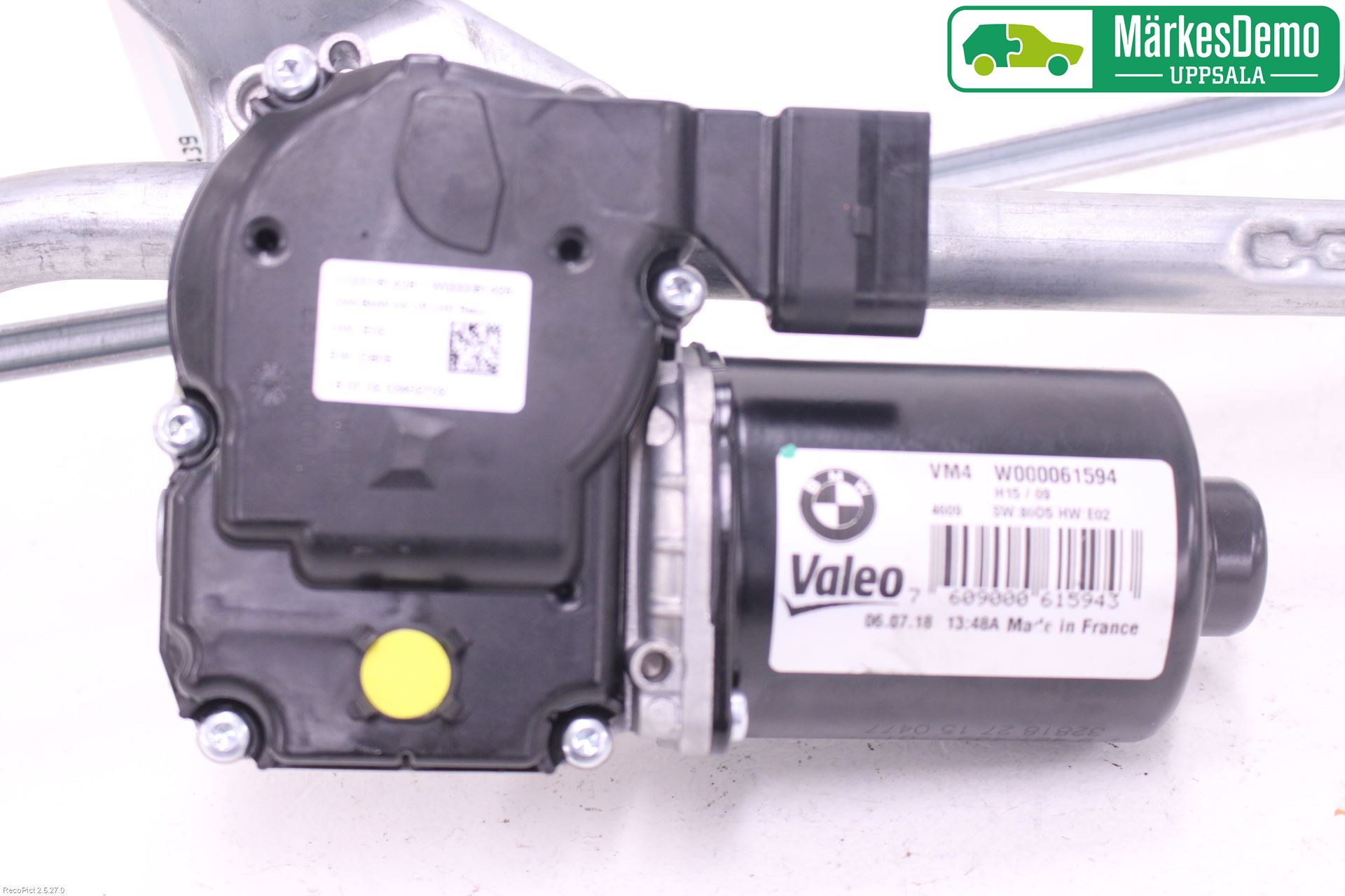 BMW 5 G30/G31/F90 17-23 Torkarmekanism Vindruta