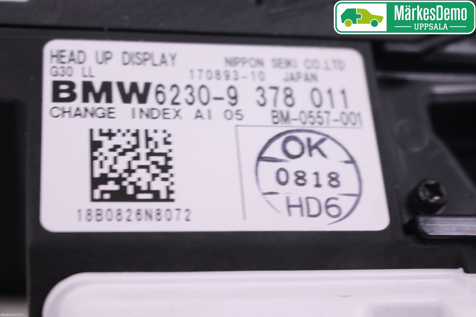 BMW 5 G30/G31/F90 17-23 Bildskärm