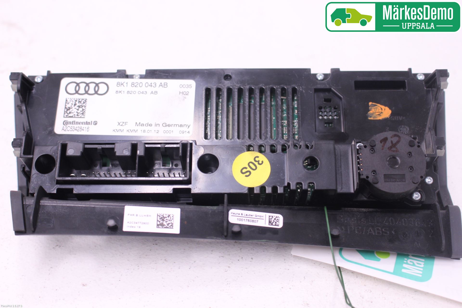 Audi A4/S4 08-11 Ac Styrenhet Ac Manöveren