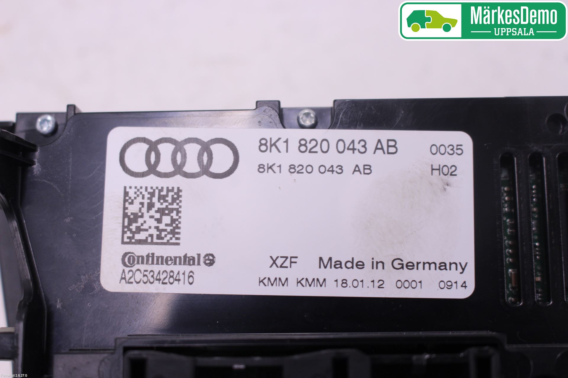 Audi A4/S4 08-11 Ac Styrenhet Ac Manöveren