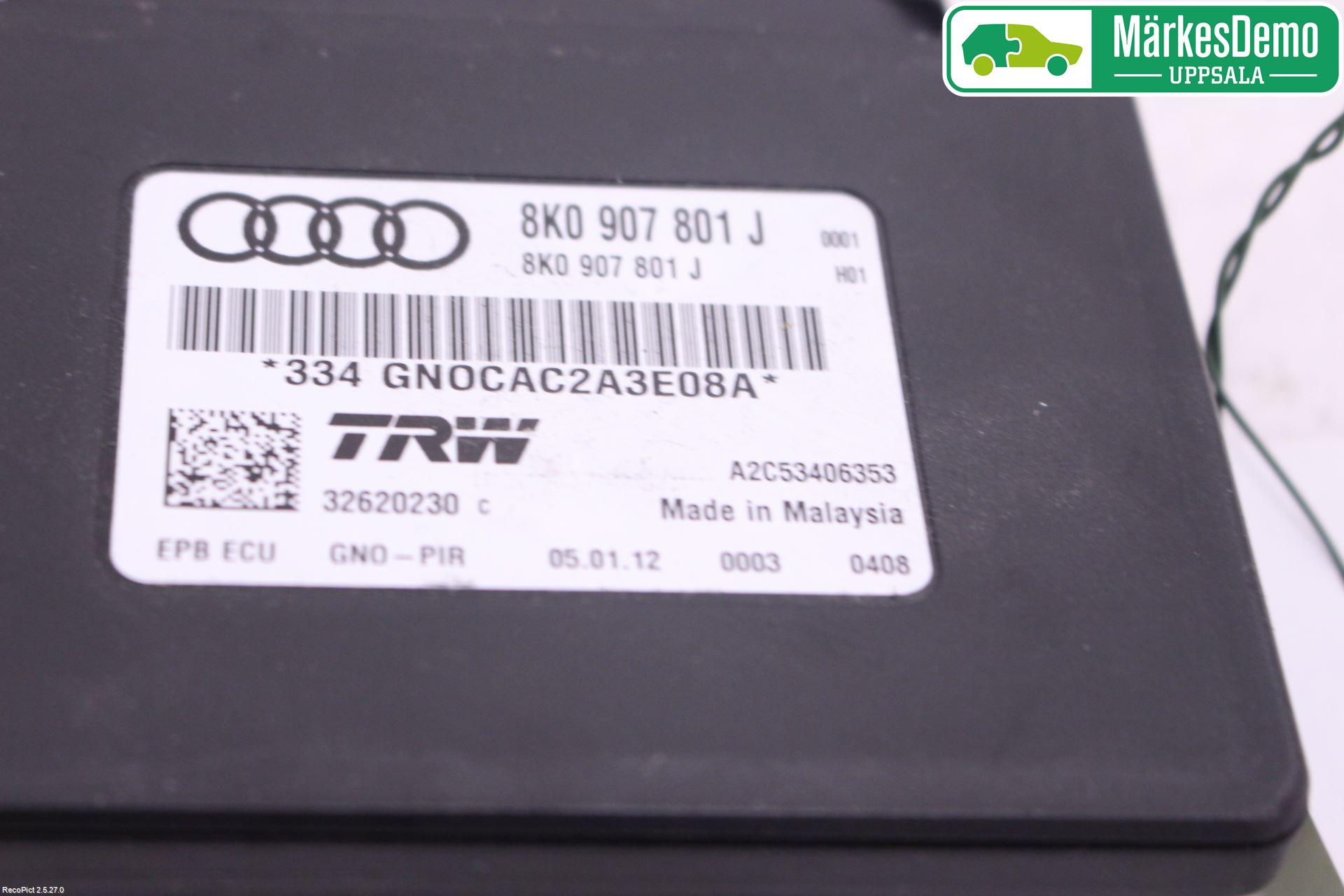 Audi A4/S4 08-11 Styrenhet Parkbroms Epb