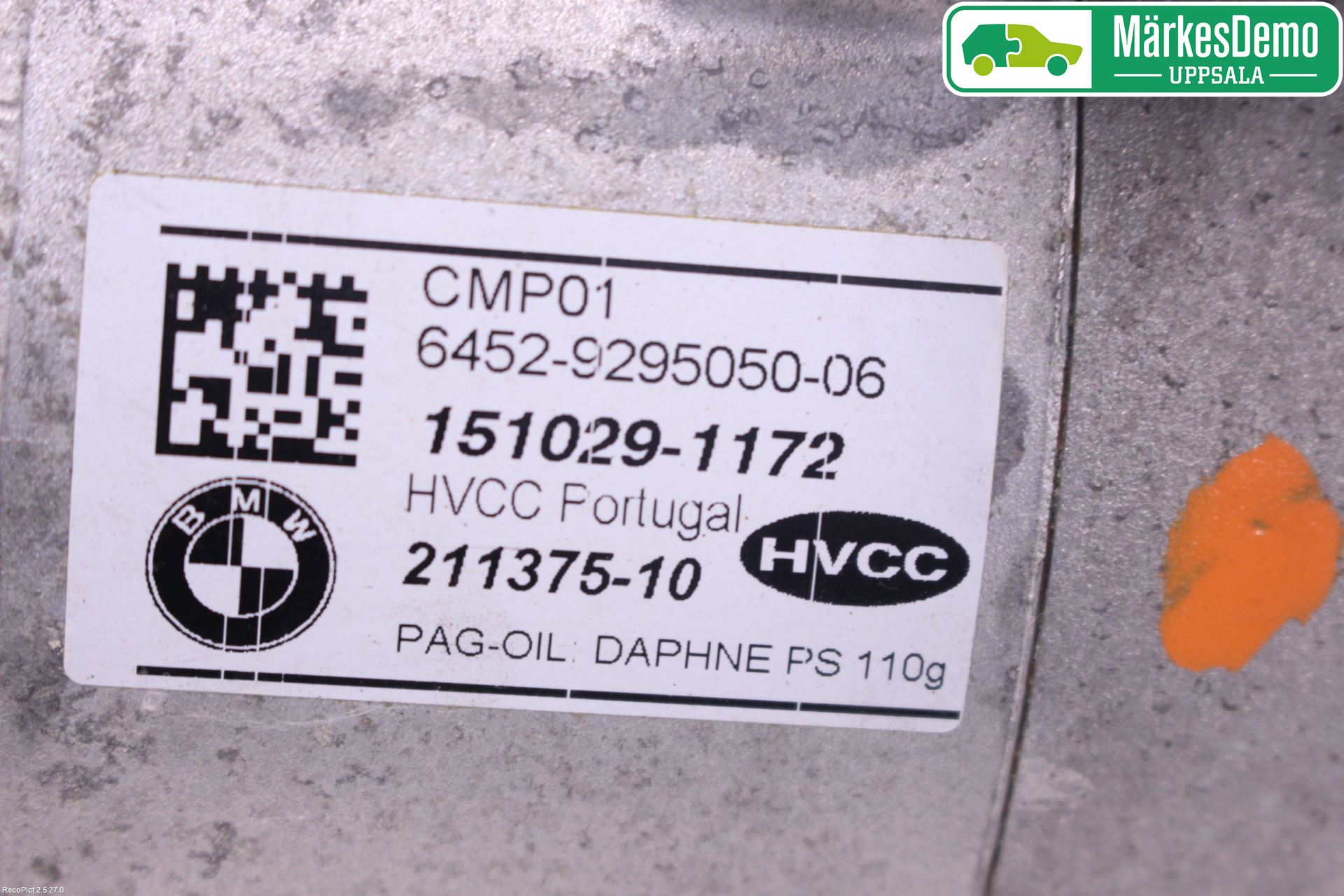 BMW 2 F45 Active Tourer 14-21 Ac Kompressor