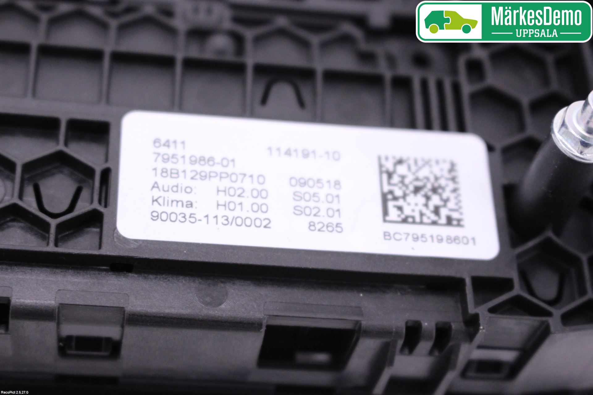 BMW X3 G01 18- Ac Styrenhet Ac Manöveren