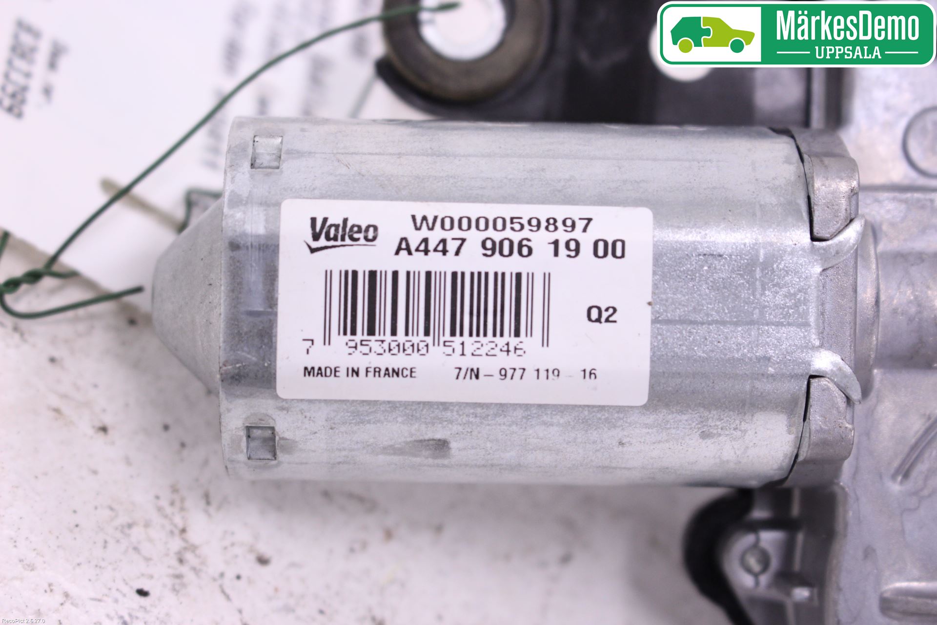 BMW X3 G01 18- Torkarmotor Vindruta