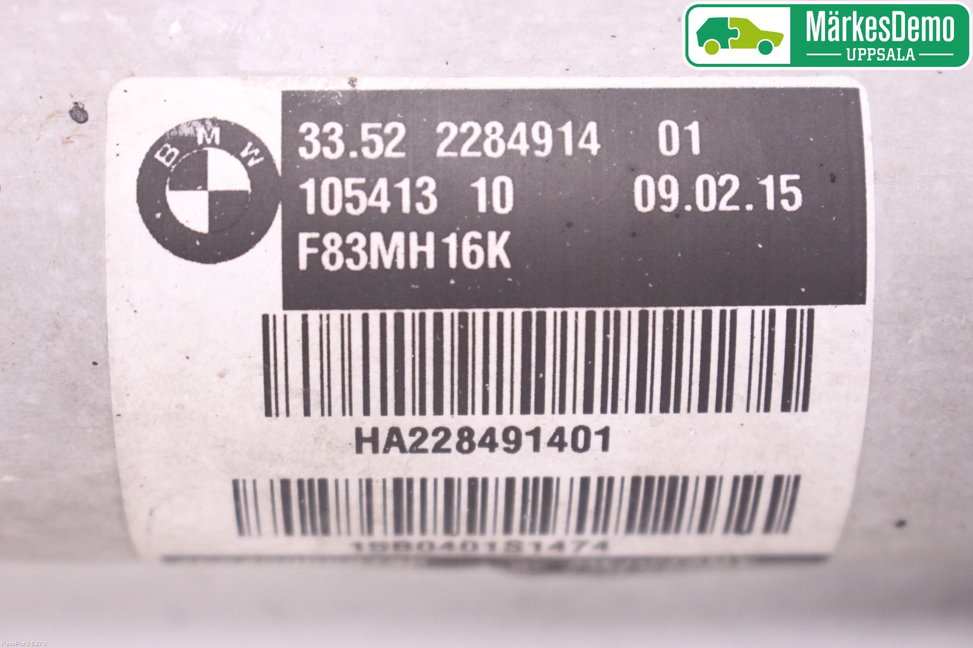 BMW 4 F32/F33/F82/F83 13-20 Stötdämpare Bak