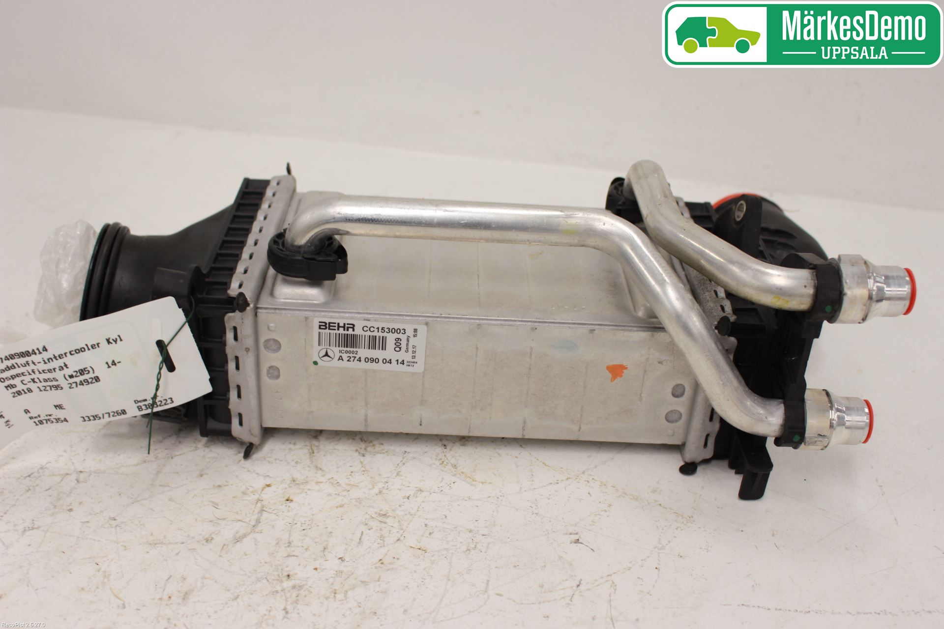 Mercedes-Benz MB C-KLASS (W205) 14-21 Laddluft-Intercooler Kyl