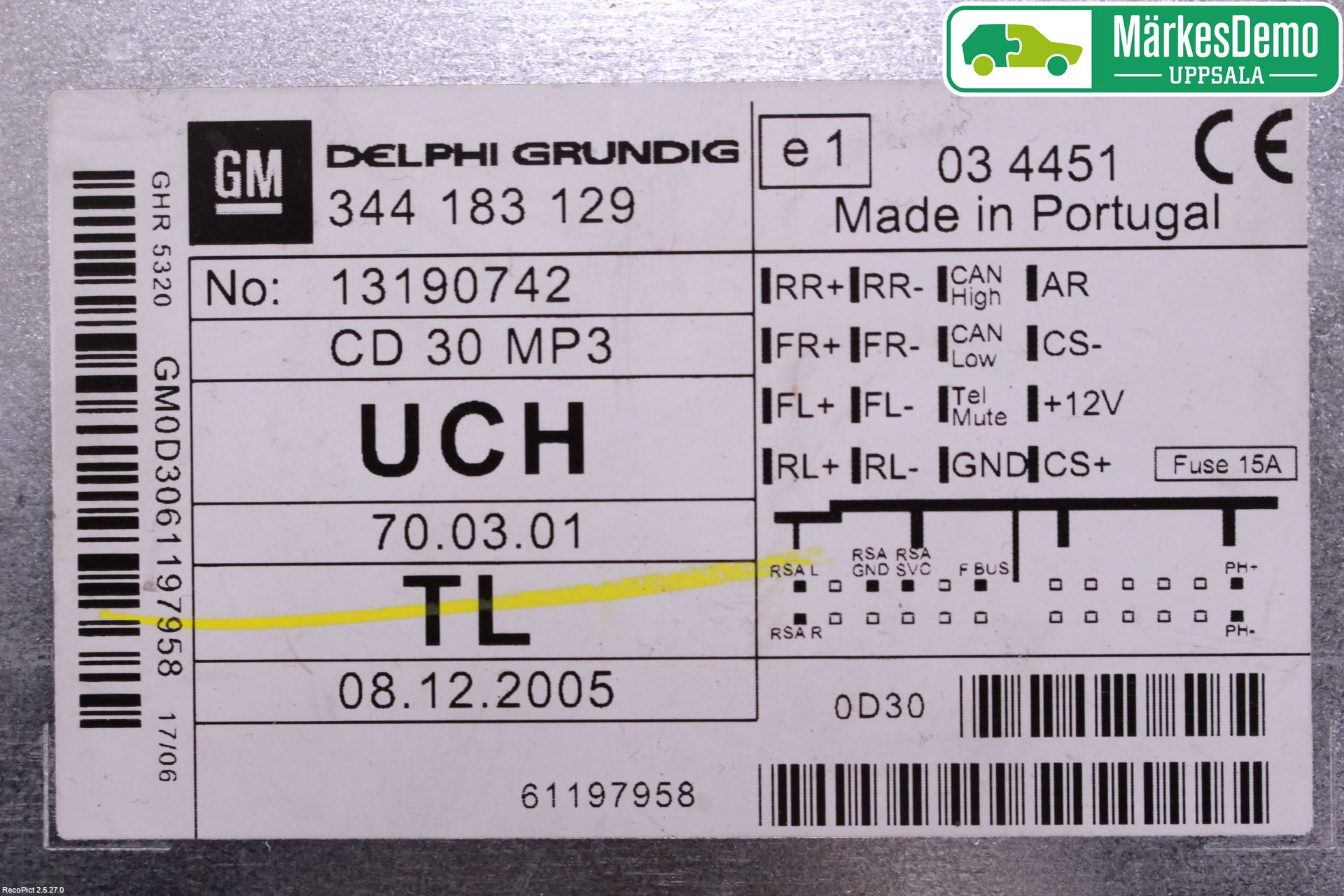 Opel ASTRA H 04-12 Cd Radio - Multimediapanel