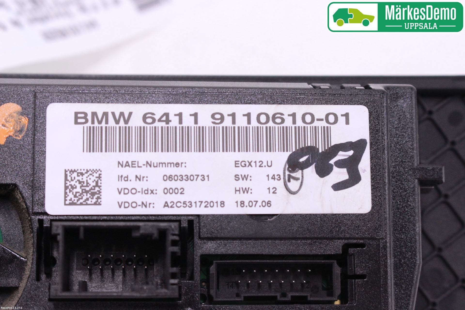 BMW 3 E90/91 SED/TOU 05-12 Ac Styrenhet Ac Manöveren