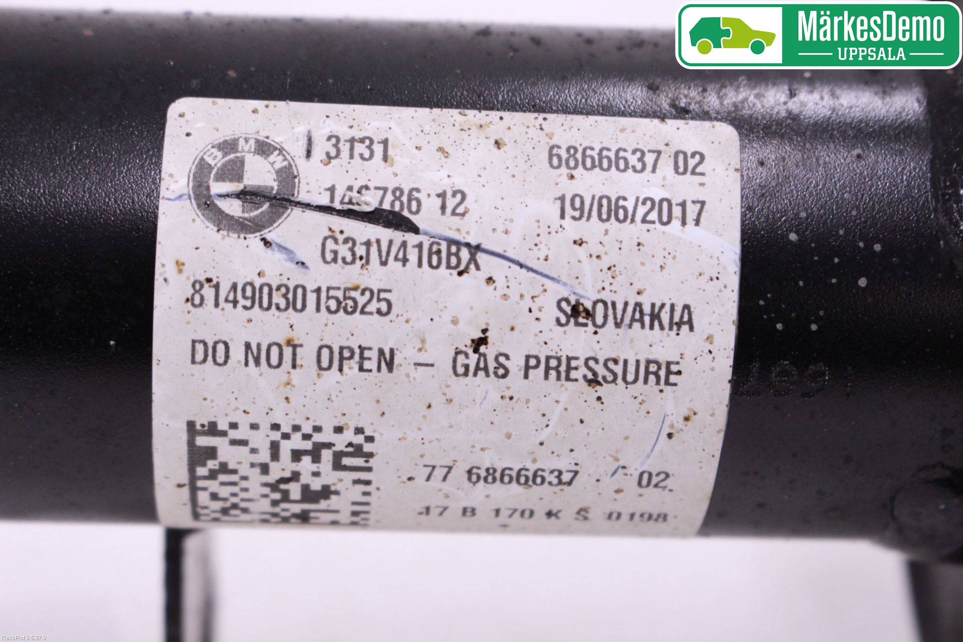 BMW 5 G30/G31/F90 17-23 Fjäderben Fram Vänster