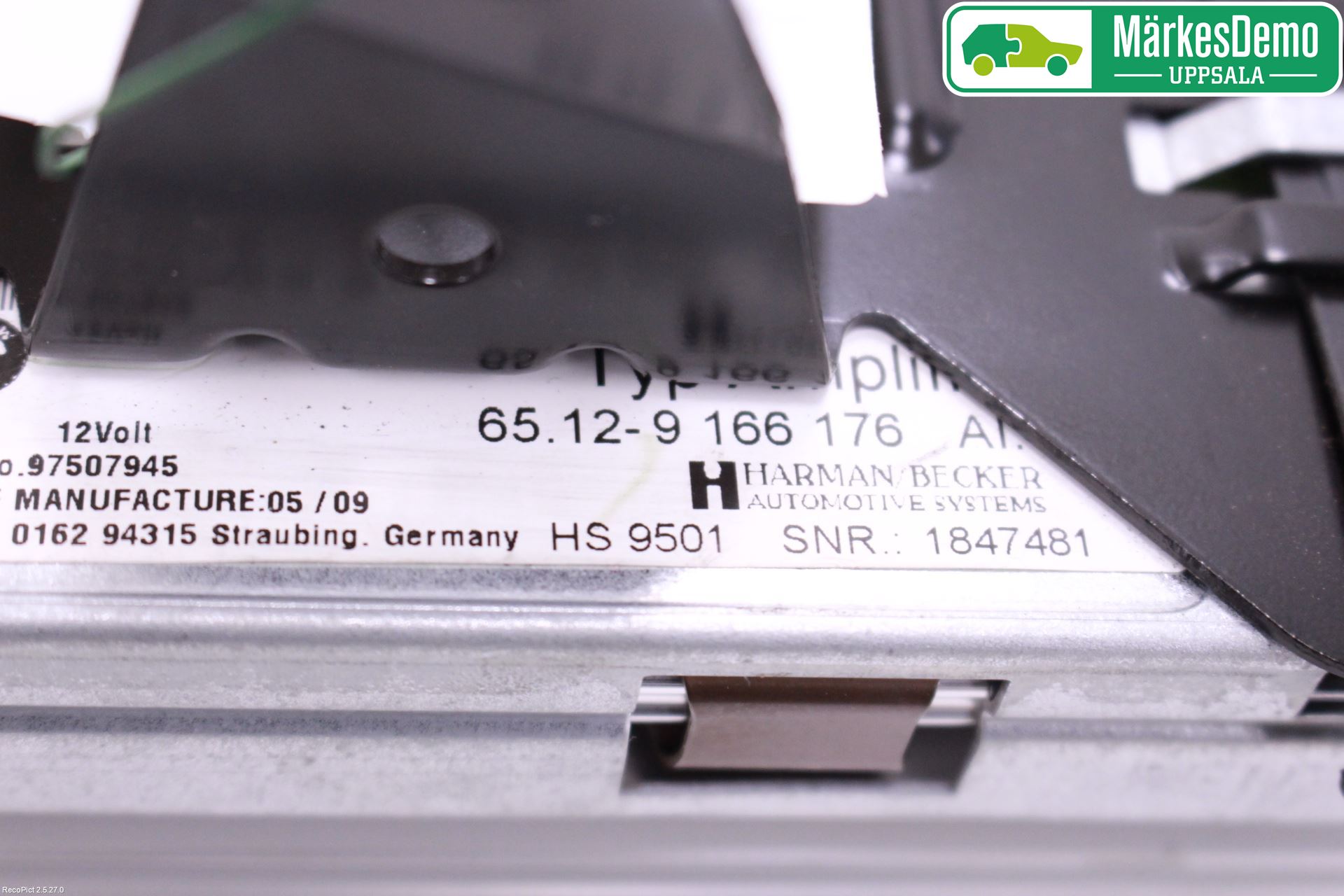 BMW 5 E60/61 Sed/Tou 02-10 Radio-Stereo Förstärkare