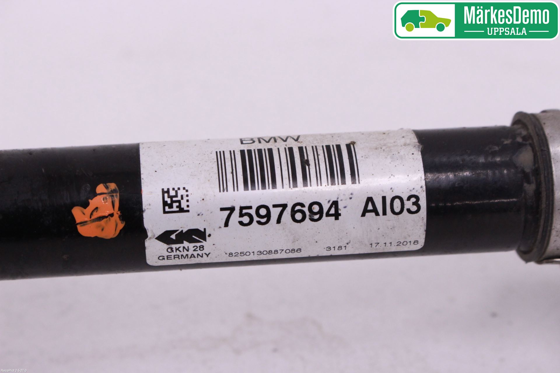 BMW 1 F20/F21 11-19 Drivaxel Fram Höger