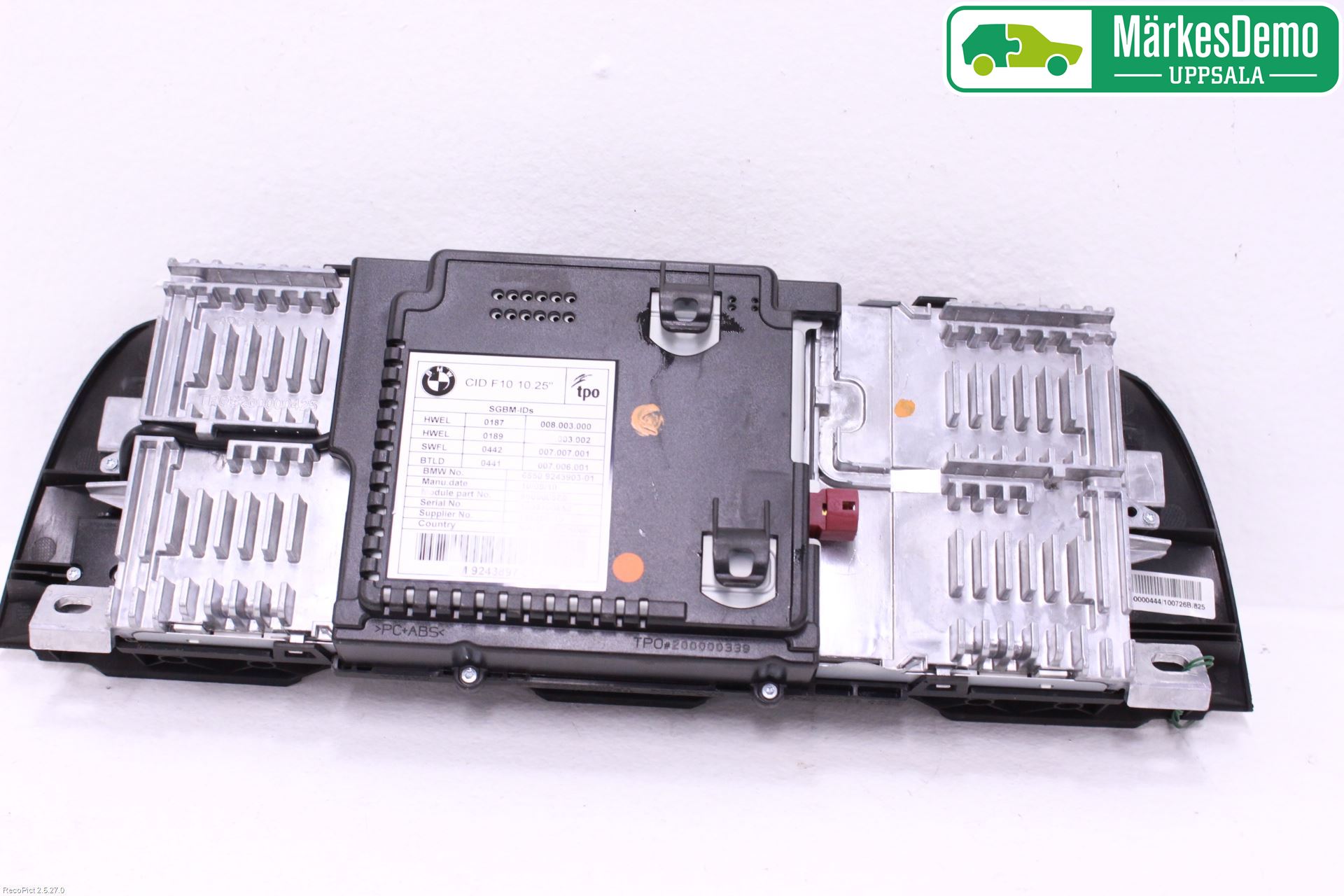 BMW 5 F10/F11/F18 09-17 Bildskärm