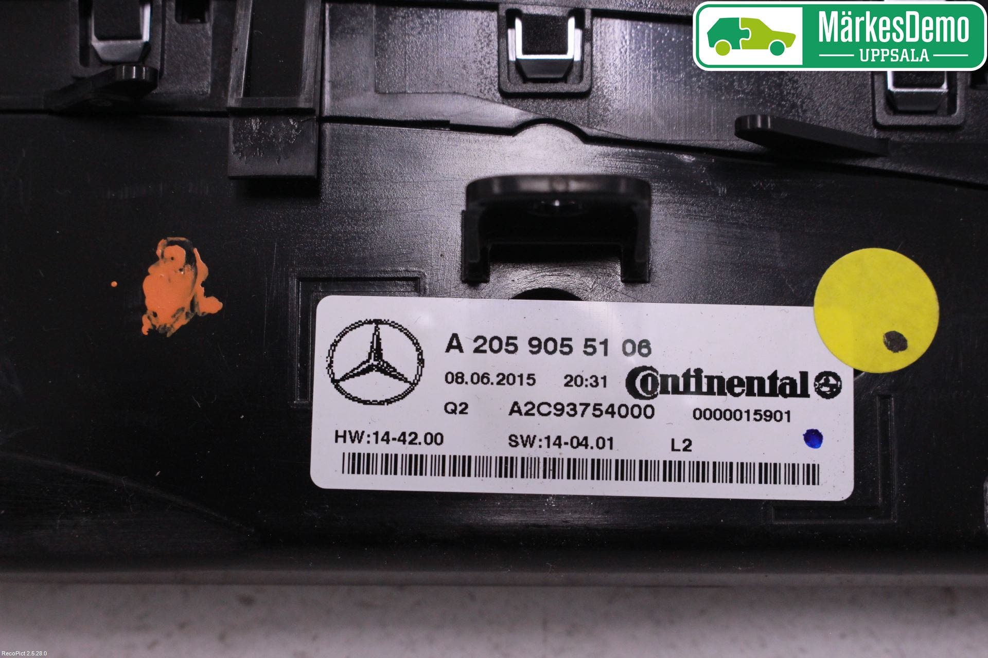 Mercedes-Benz MB C-KLASS (W205) 14-21 Ac Styrenhet Ac Manöveren