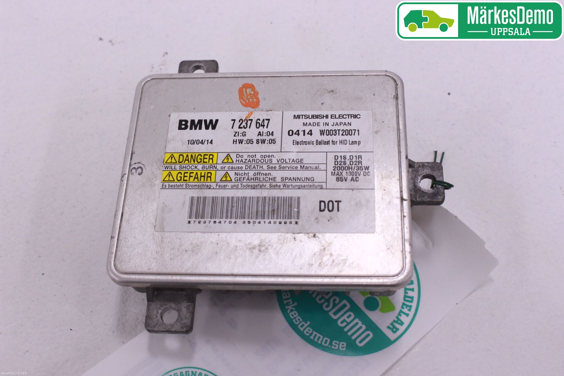 BMW 3 E90/91 SED/TOU 05-12 Styrenhet Strålkastare