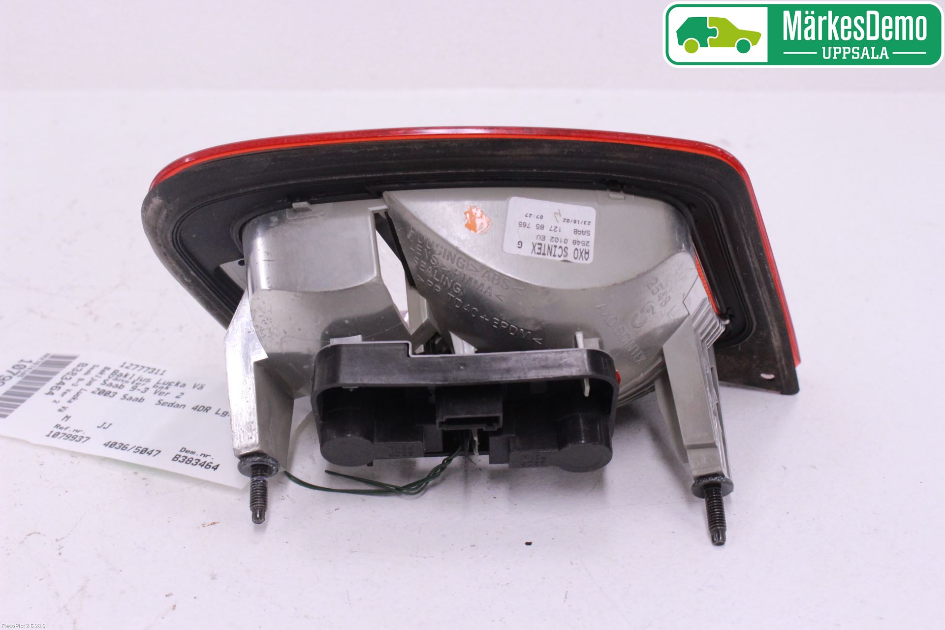 Saab 9-3 VER 2 Bakljus Lucka Vä