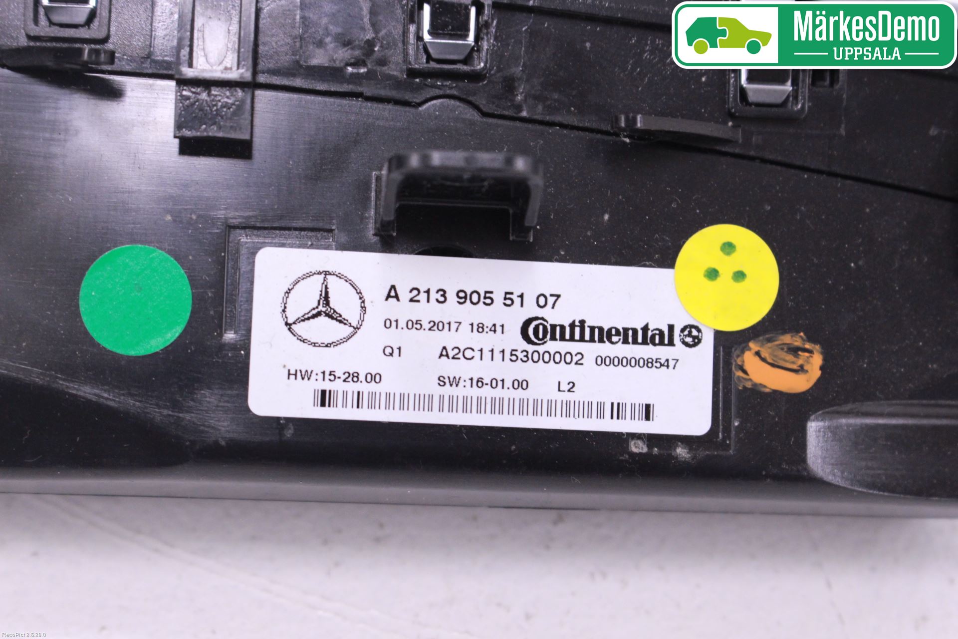 Mercedes-Benz MB E-KLASS (W213) 16-23 Ac Styrenhet Ac Manöveren