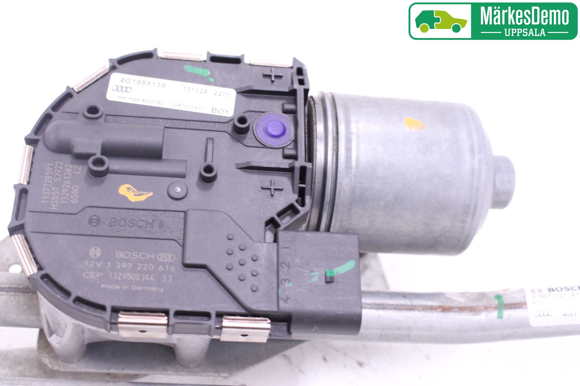 Audi A6/S6 4G 11-18 Torkarmotor Vindruta
