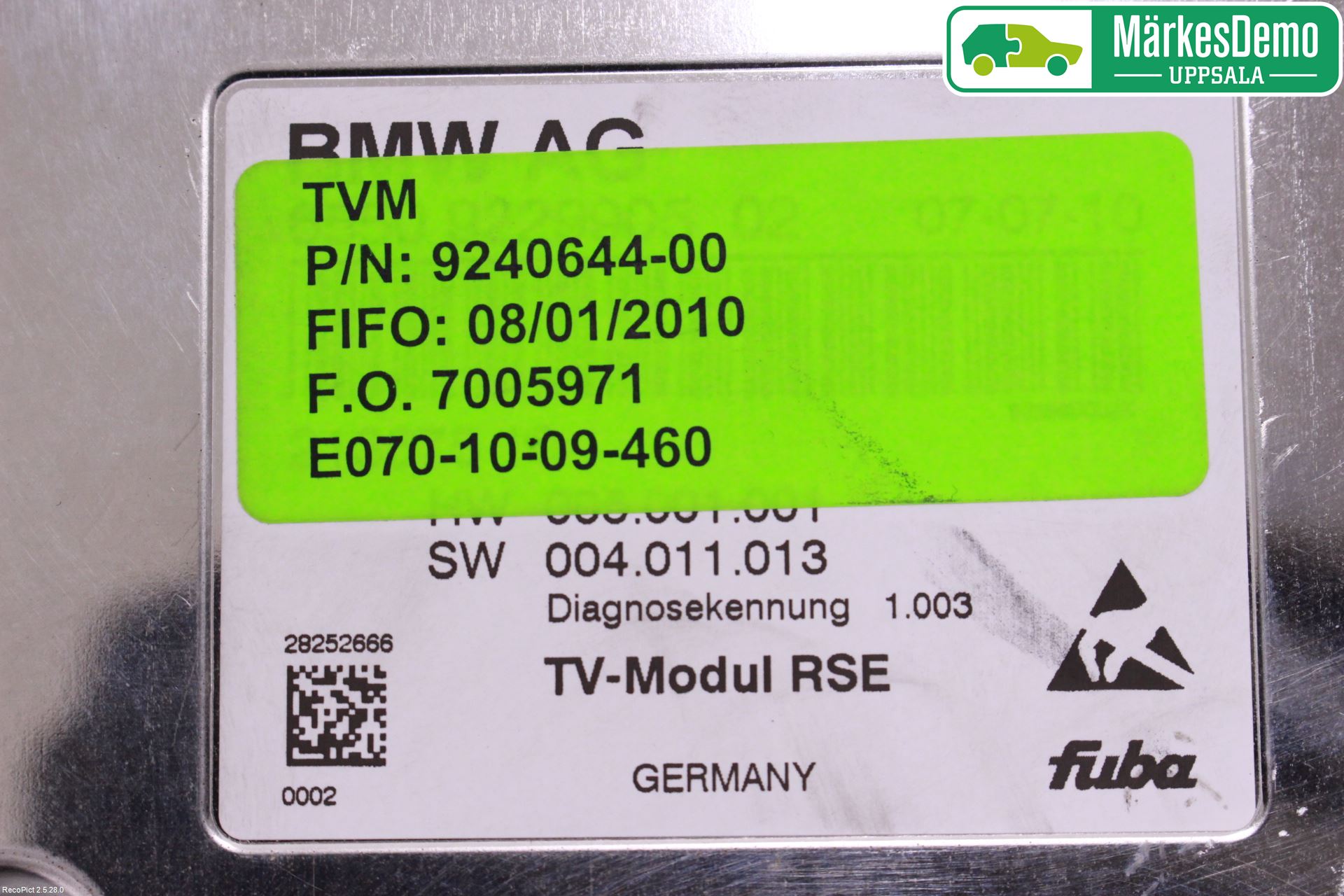 BMW X6 E71/E72   08-14 Styrenhet Multimedia