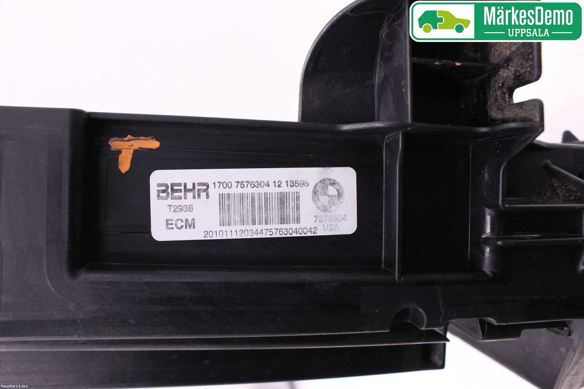 BMW X6 E71/E72   08-14 Kylarfäste-Ram-Balk