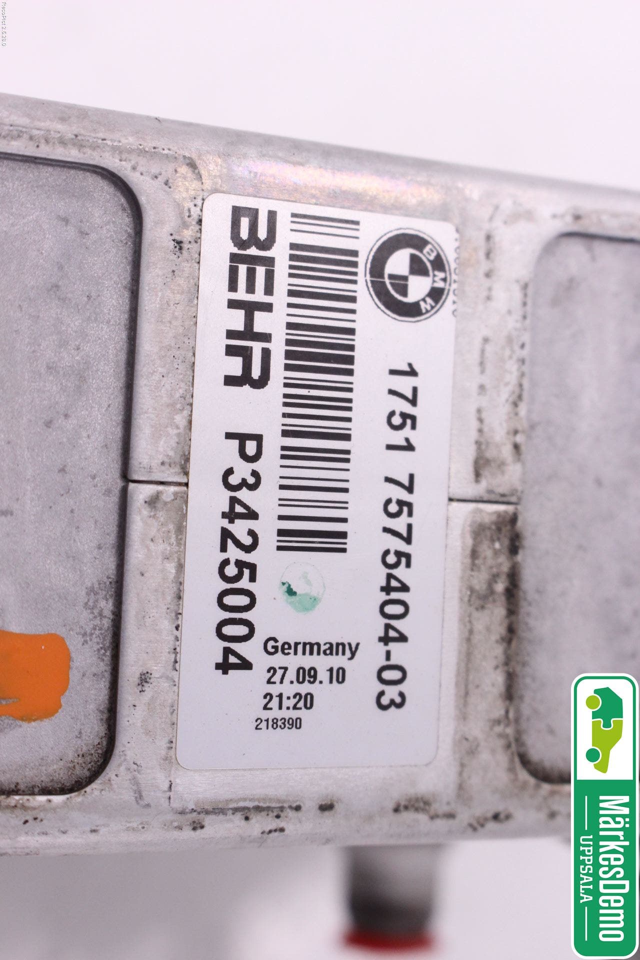 BMW X6 E71/E72 08-14 Laddluft-Intercooler Kyl