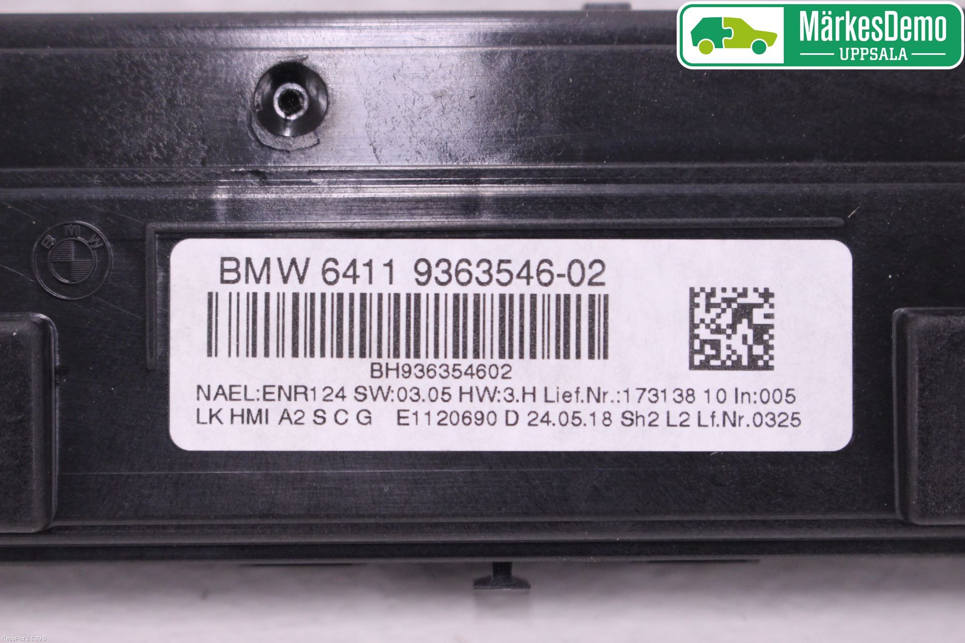 BMW 1 F20/F21 11-19 Ac Styrenhet Ac Manöveren