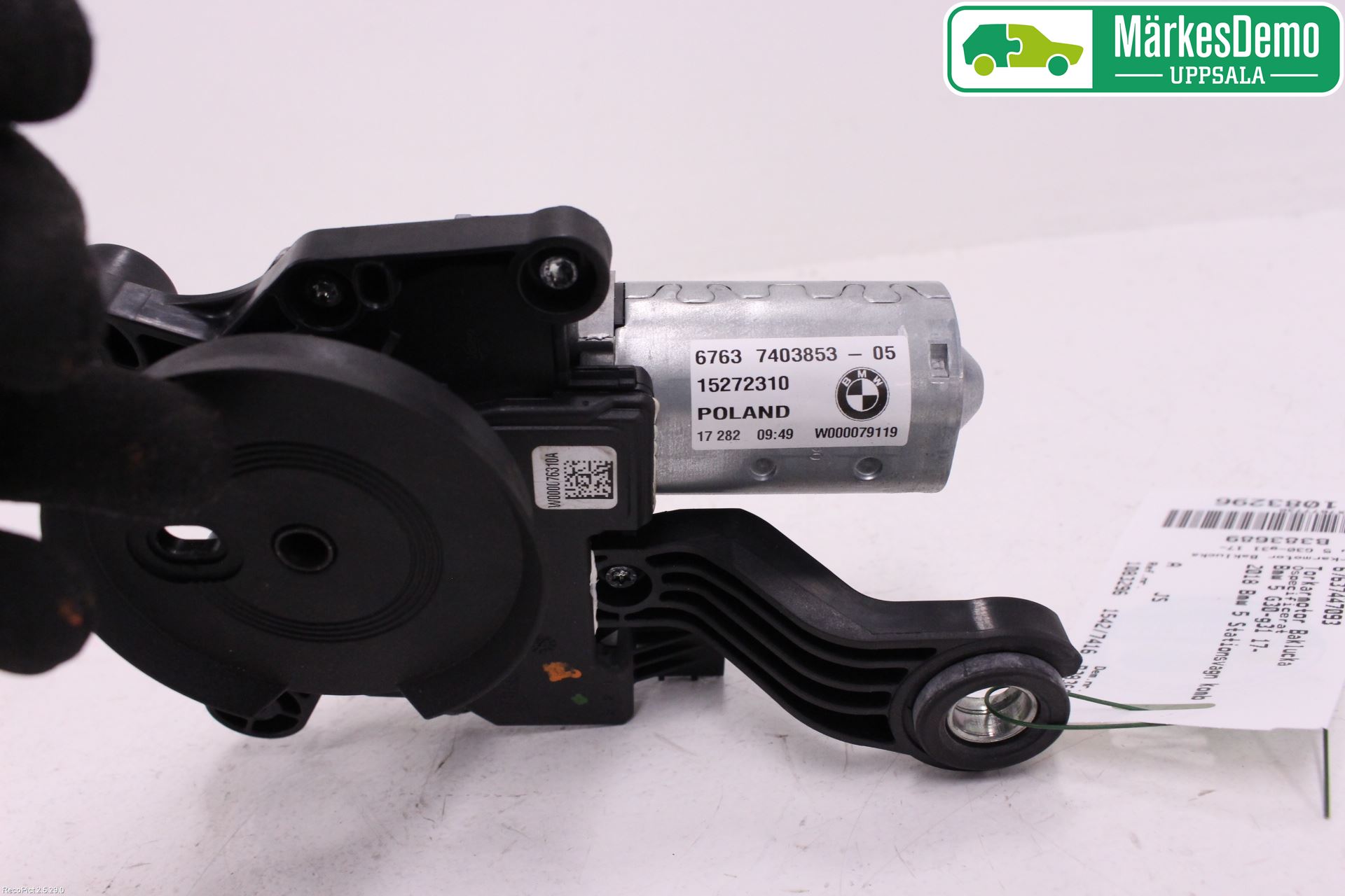 BMW 5 G30/G31/F90 17-23 Torkarmotor Baklucka