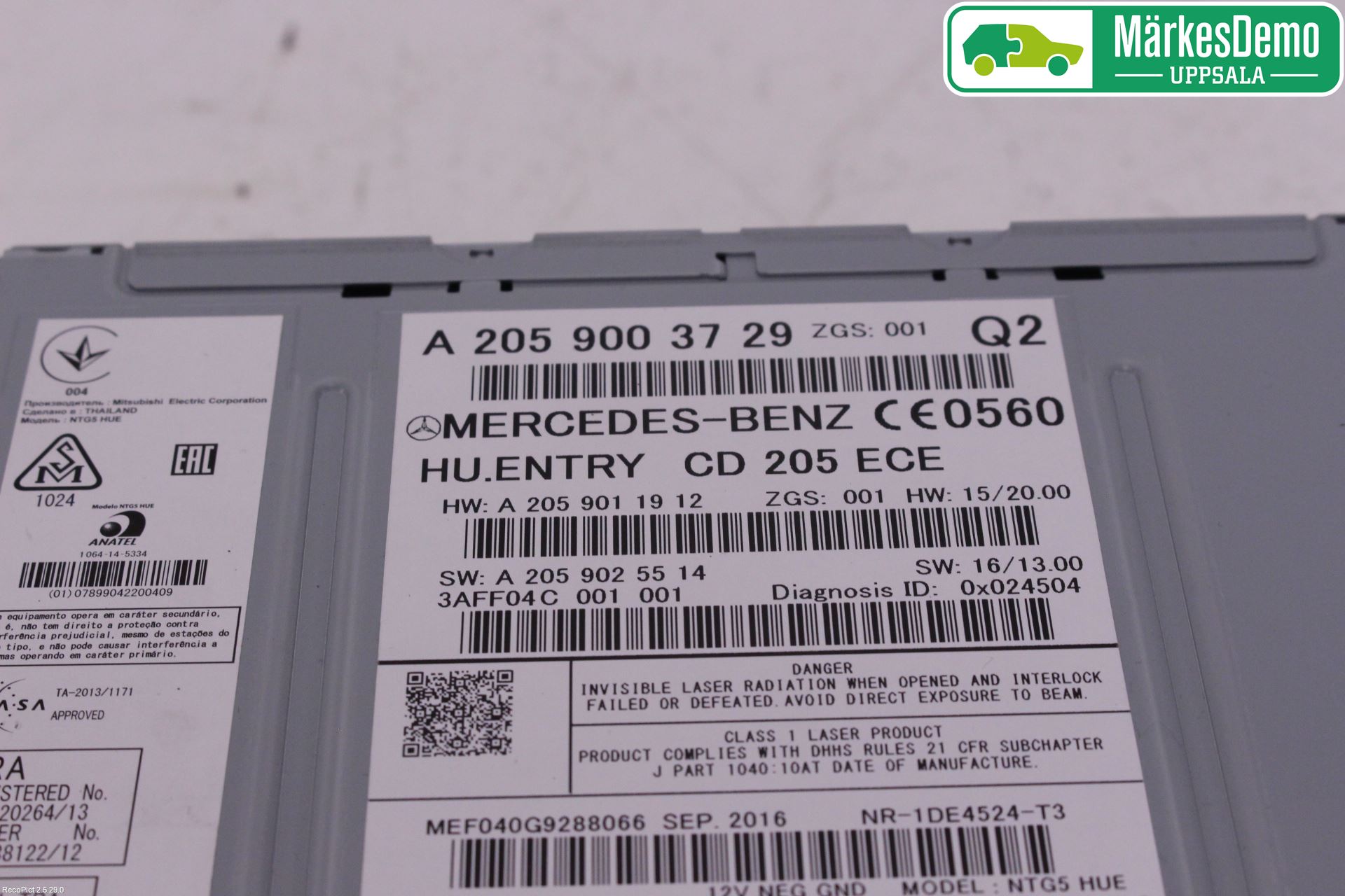 Mercedes-Benz MB C-KLASS (W205) 14-21 Gps Navigator