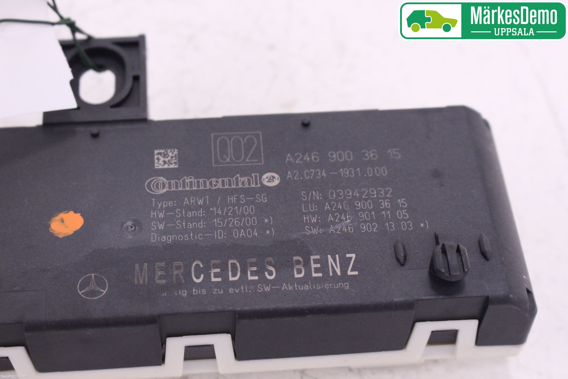 Mercedes-Benz MB GLA-KLASS (X156) 13-20 Styrenhet Baklucka