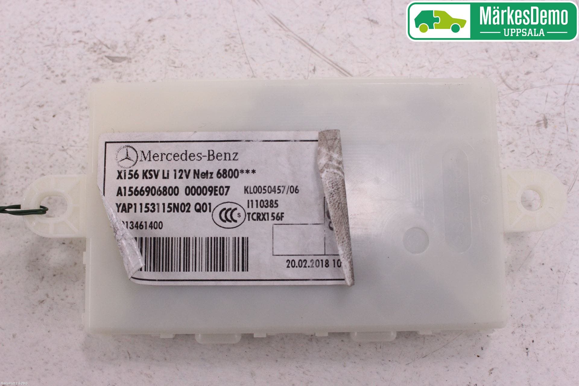 Mercedes-Benz MB GLA-KLASS (X156) 13-20 Styrenhet Nyckellöst System