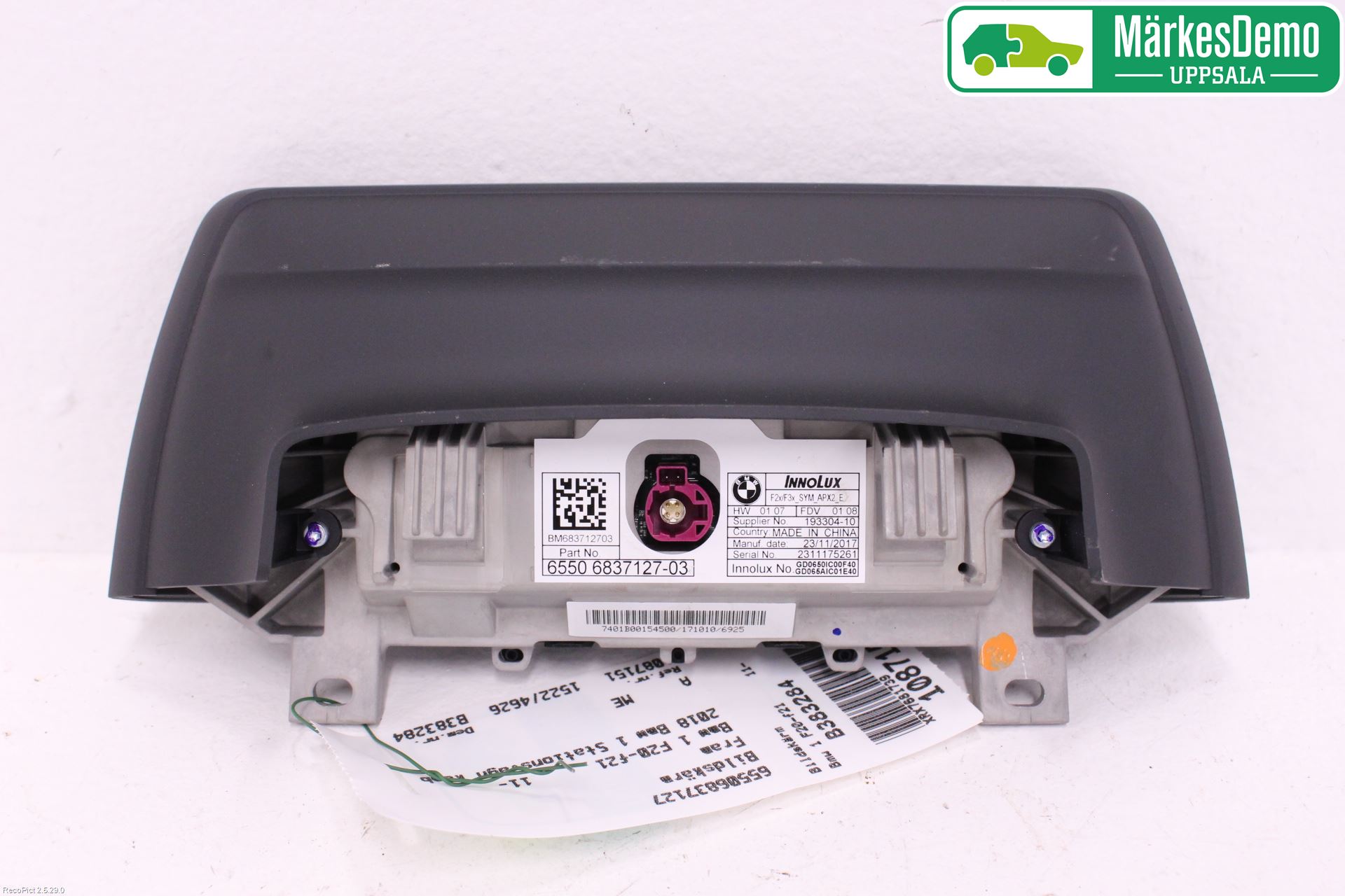 BMW 1 F20/F21 11-19 Bildskärm