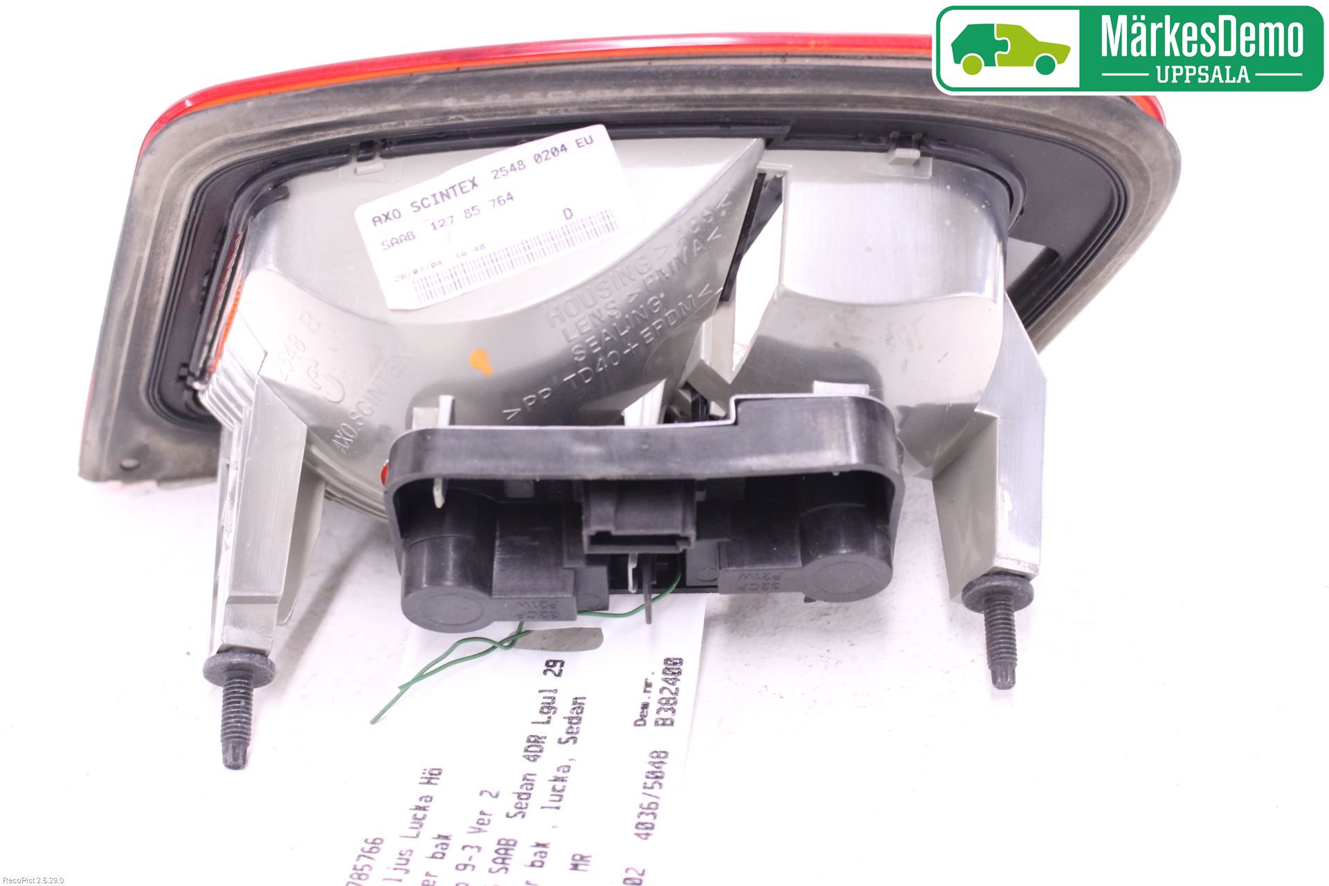 Saab 9-3 VER 2 Bakljus Lucka Hö