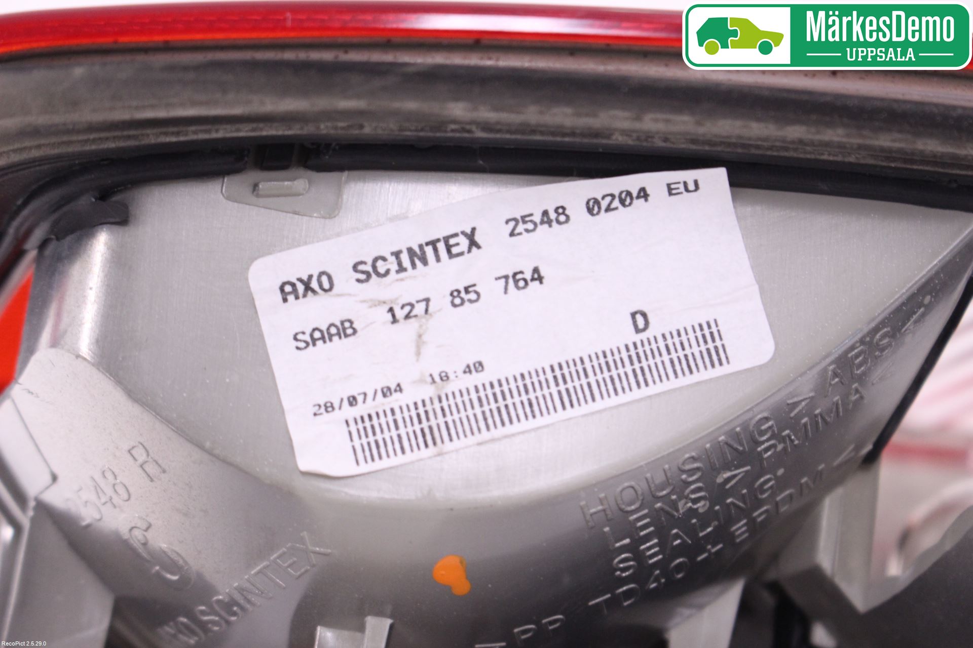 Saab 9-3 VER 2 Bakljus Lucka Hö