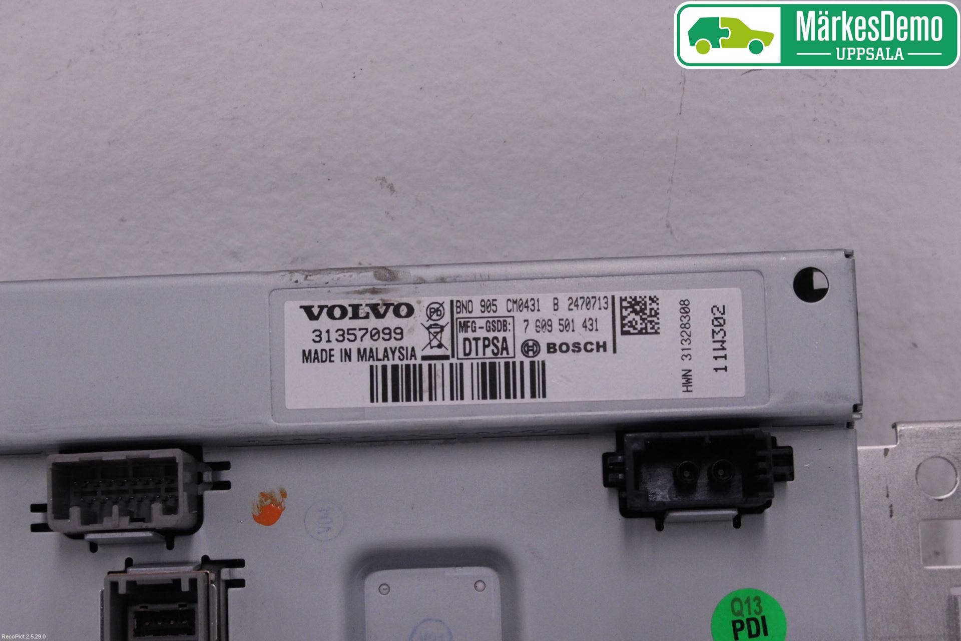 Volvo V60 11-13 Bildskärm