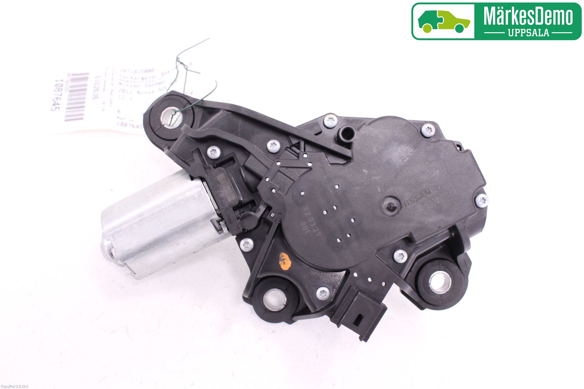 Nissan QASHQAI 10-14 Torkarmotor Baklucka