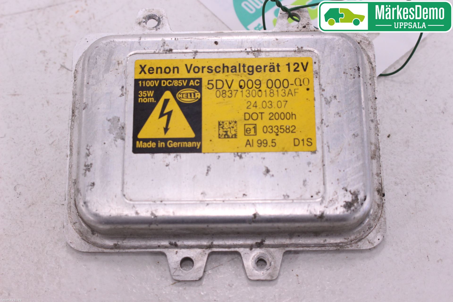 BMW 5 E60/61 Sed/Tou 02-10 Styrenhet Strålkastare