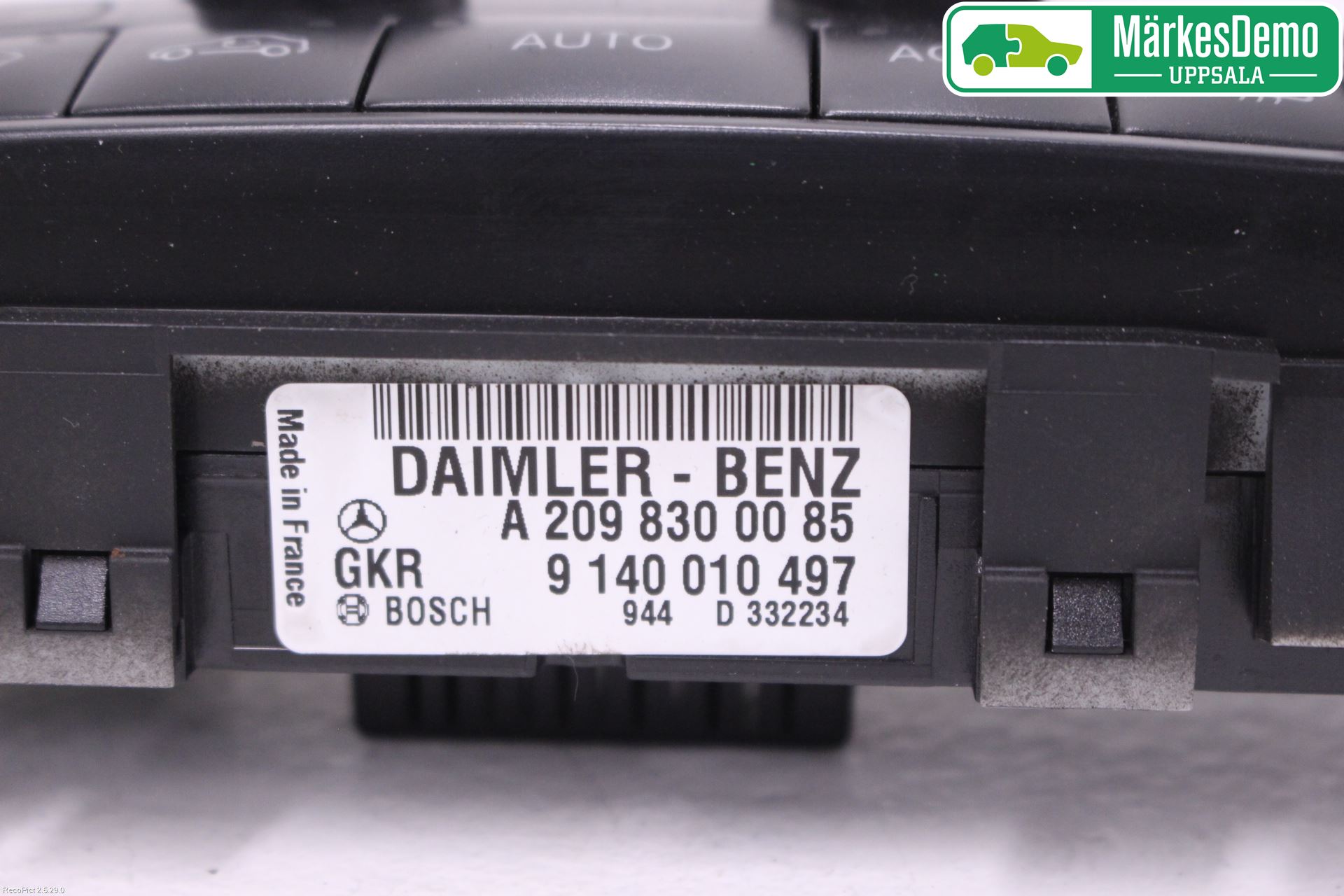 Mercedes-Benz MB CLK (C209) 02-09 Ac Styrenhet Ac Manöveren