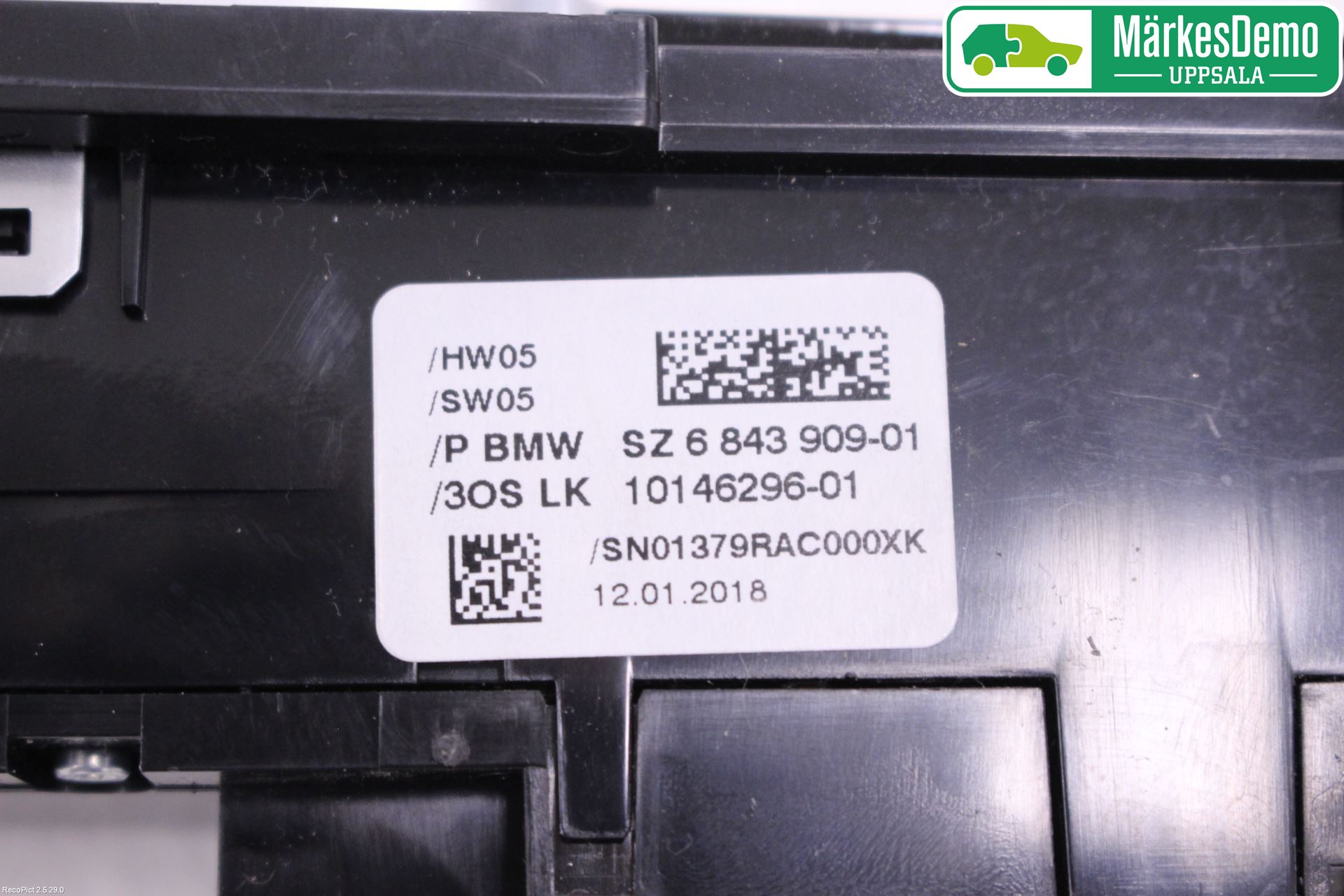 BMW 5 G30/G31/F90 17-23 Strömställare Multifunktion