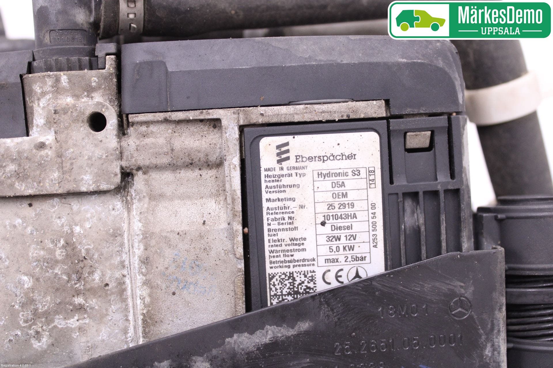 Mercedes-Benz MB E-KLASS (W213) 16-23 Dieselvärmare