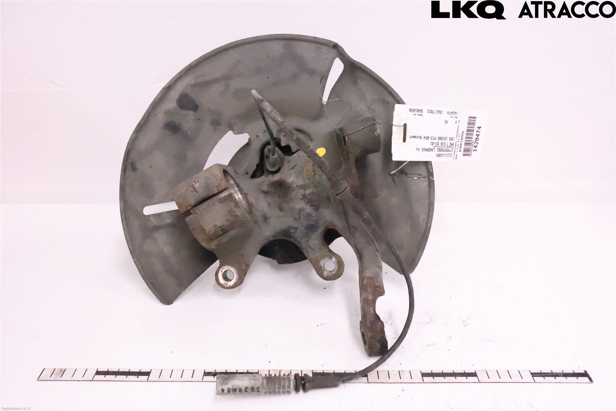 BMW 7 E38      93-01 Styrspindel Lagerhus Vä