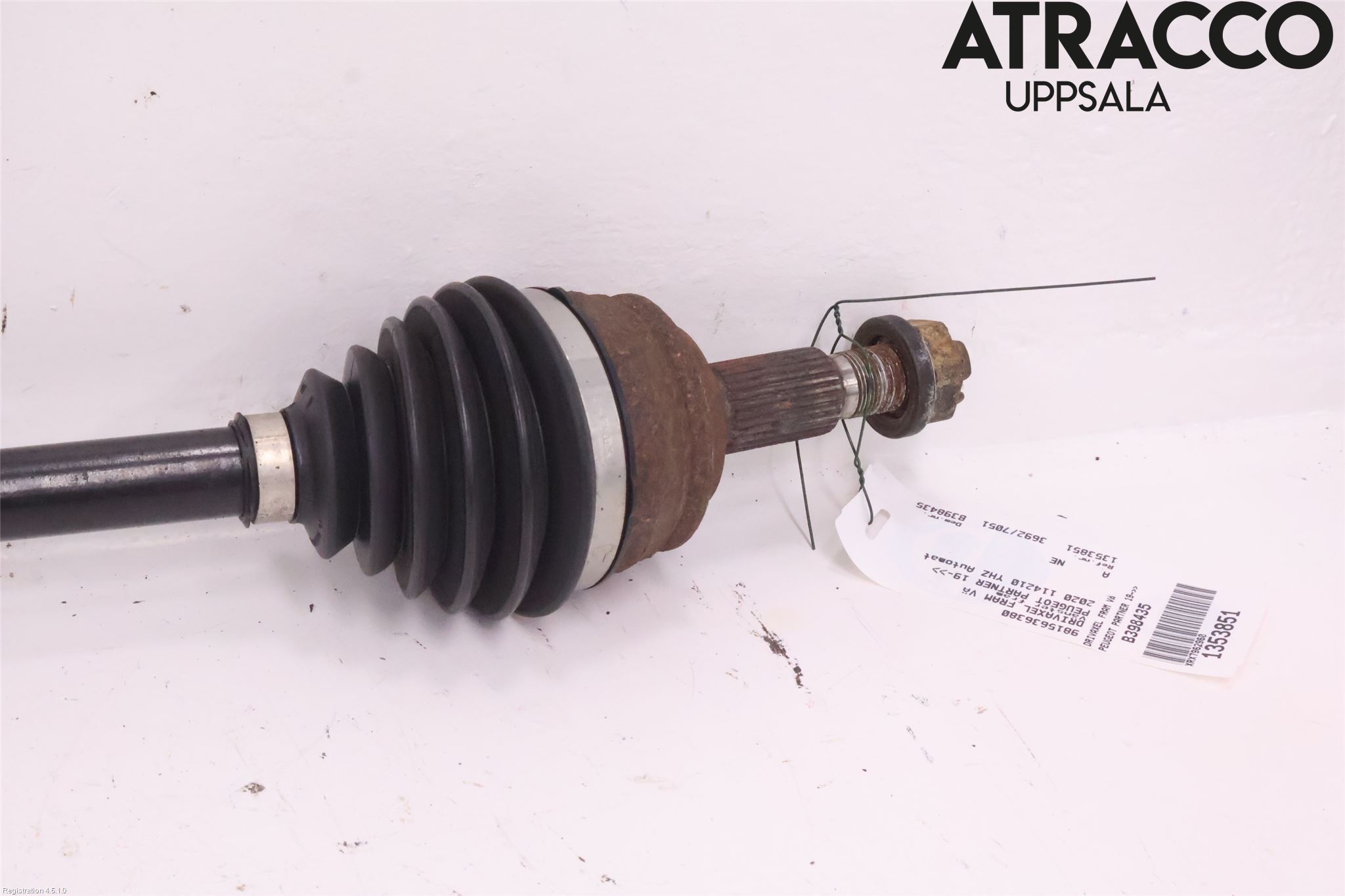 Peugeot PARTNER/E-PARTNER 19- Drivaxel Fram Vänster