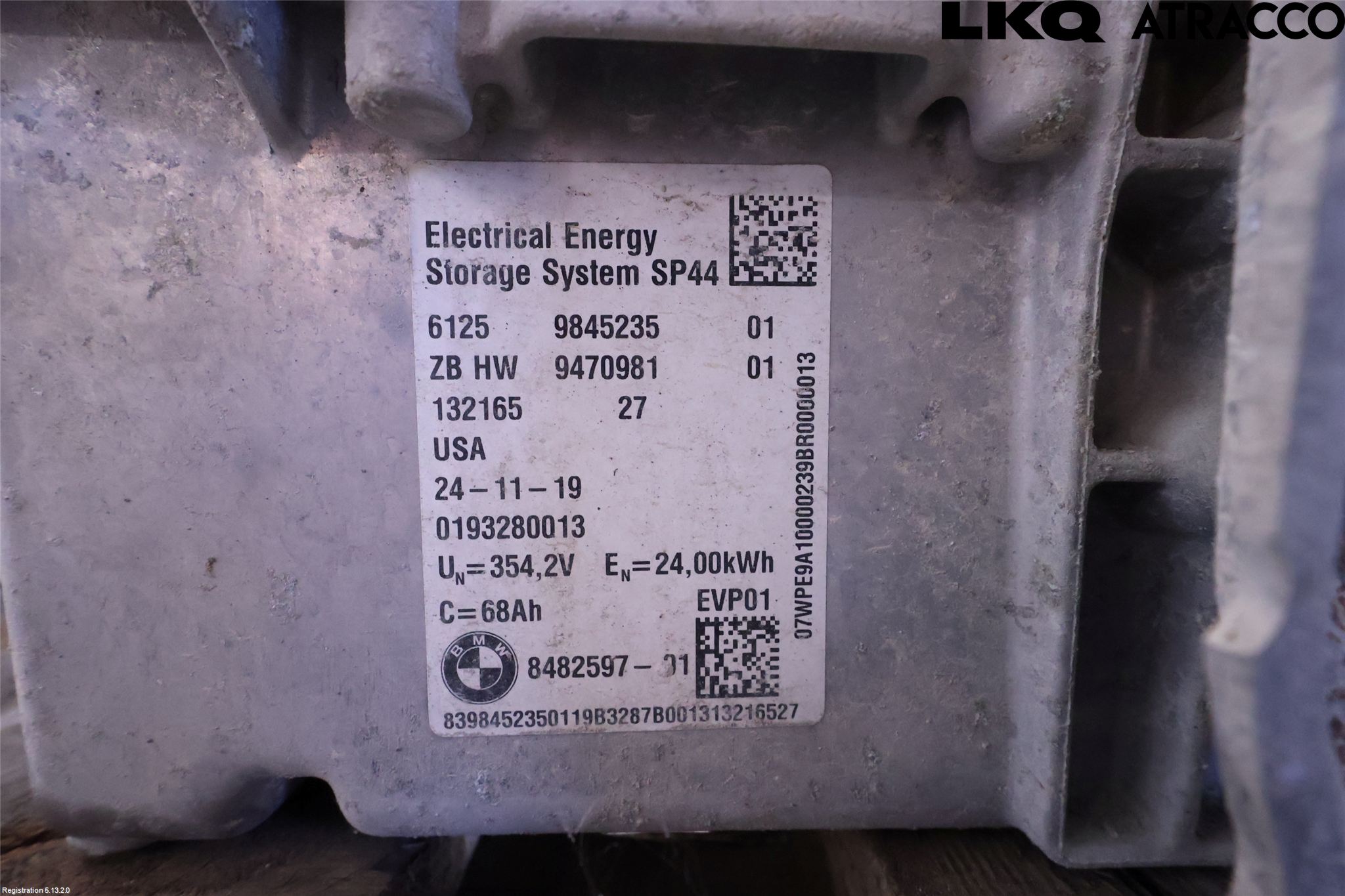BMW X5 G05 18- Batteri Högspänning