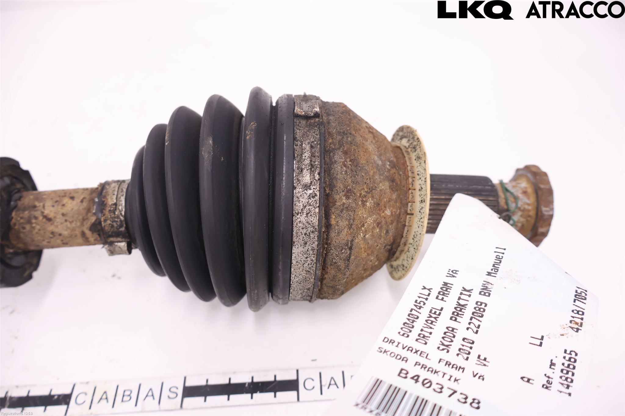 Skoda PRAKTIK Drivaxel Fram Vänster