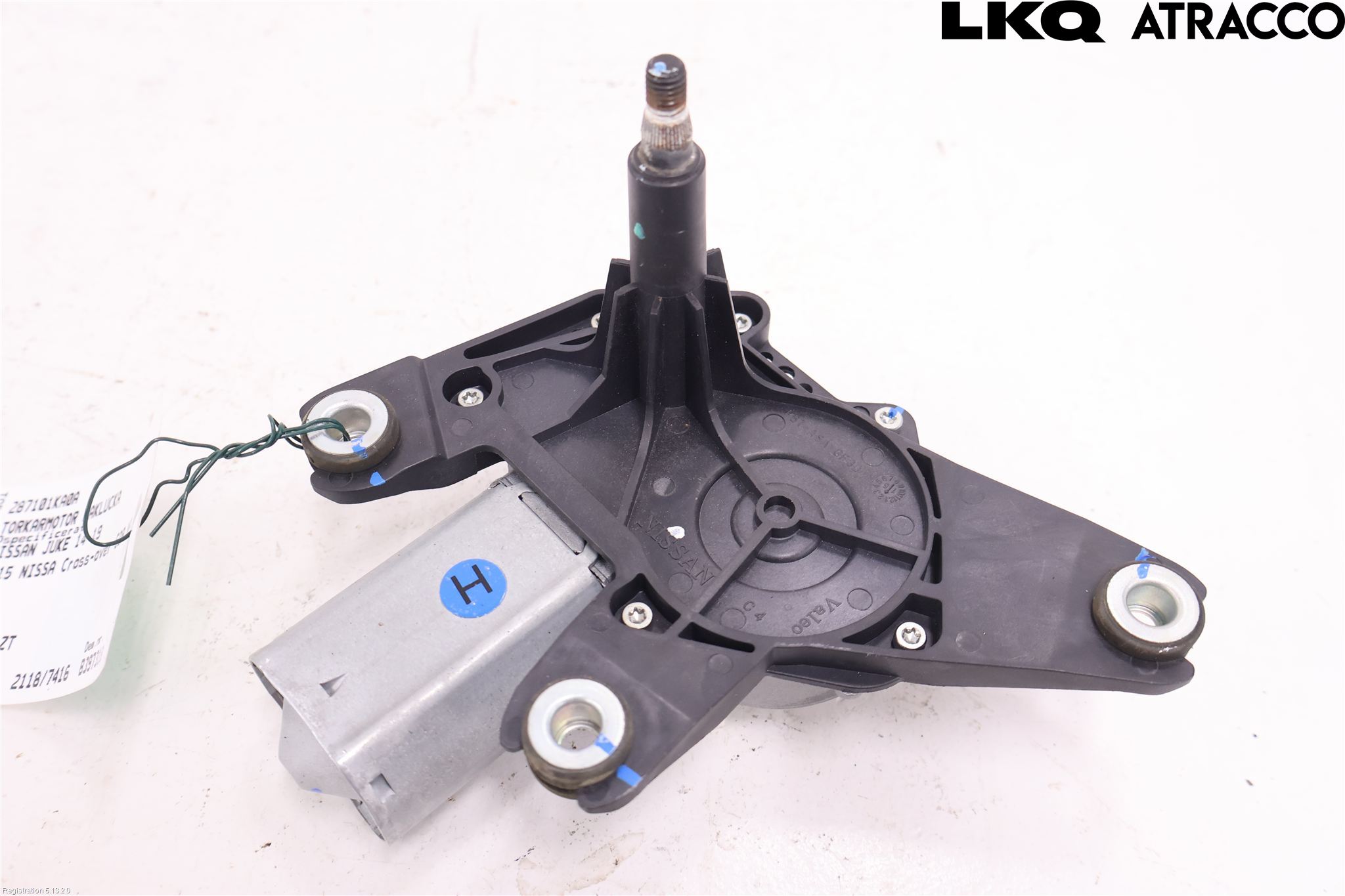 Nissan JUKE 14-19 Torkarmotor Baklucka